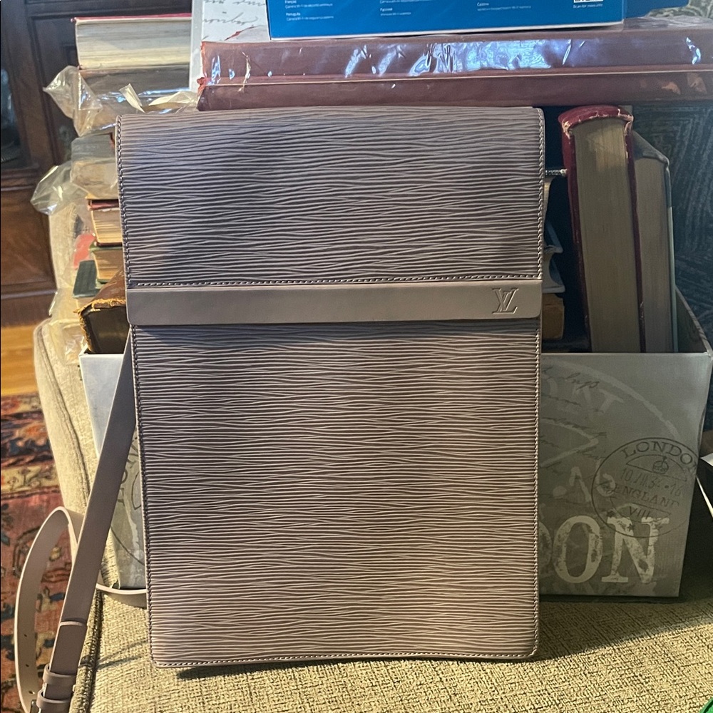 Louis Vuitton Taupe Epi Messenger Crossbody Bag